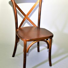 Cross back chair