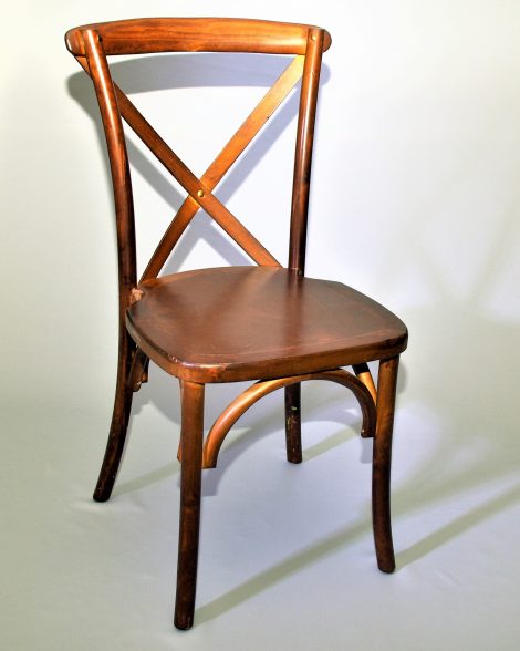 Cross back chair