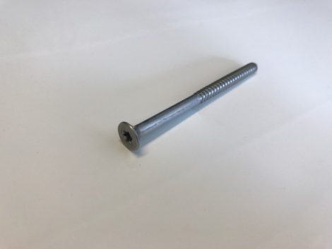 Skruer Rustfri A2 5,5x80mm fladhoved.  poser af 100 stk