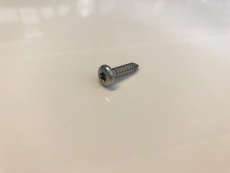 Skrue 4,8 X 19mm panhoved. Rustfri A2. pose med 200 stk
