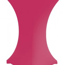 Strechdug for cafebord Ø 80 * H 110 cm 4 ben  Pink