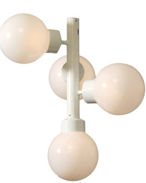 4 kugler hvid (Ø 200mm) på suspensionskrog