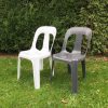 Hvid Luxus havestol i hård plast UDSOLGT - Image 3