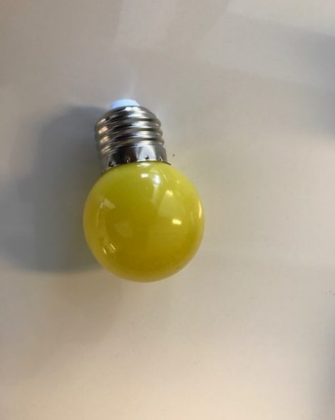 Gul LED pære