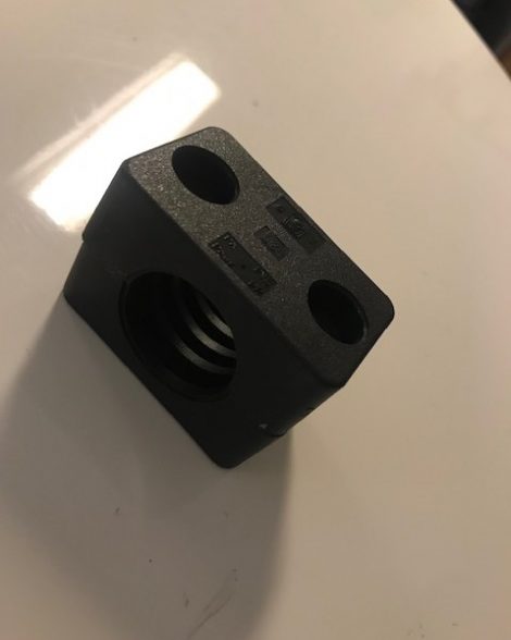 Sort rør bærer ø 25mm - Image 3