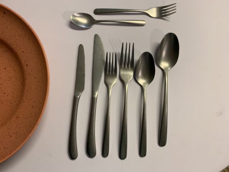 Else Bestik - Rustik Rustfri - 8 dele
