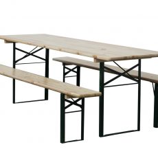 Luxus Bord/bænkesæt 220x67 cm
